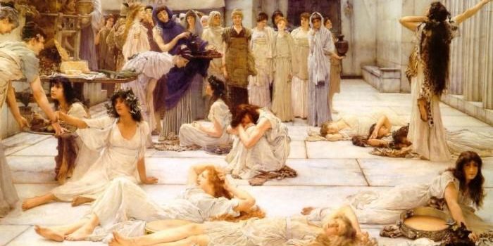 Sir Lawrence Alma-Tadema - Women of Amphissa